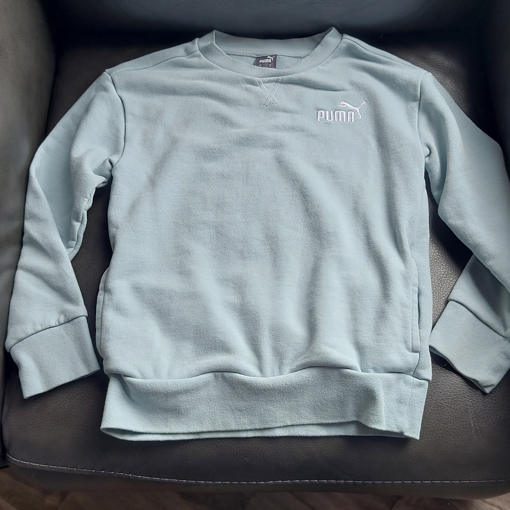 Puma Sage Green Pullover Sweatshirt